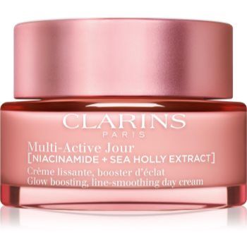 Clarins Multi-Active Day Cream Dry Skin cremă pentru netezirea și strălucirea pielii pentru tenul uscat