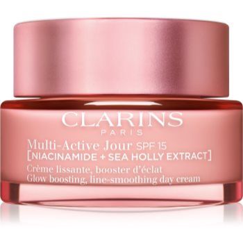 Clarins Multi-Active Day Cream SPF 15 cremă pentru netezirea și strălucirea pielii SPF 15 de firma originala