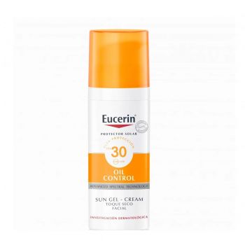 Crema gel cu efect de control al sebumului SPF 30+ Sun Protection Eucerin, 50 ml de firma originala