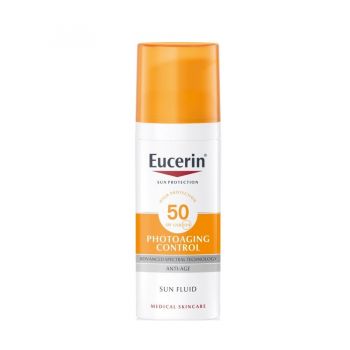 Crema gel impotiva hiper-pigmentarii tenului SPF 50+ Sun Protection Eucerin, 50 ml de firma originala