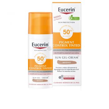Emulsie impotriva hiper-pigmentarii tenului SPF 50+ Sun Protection Eucerin, 50 ml de firma originala