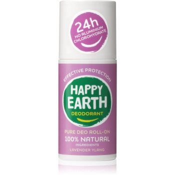 Happy Earth 100% Natural Deodorant Roll-On Lavender Ylang Deodorant roll-on