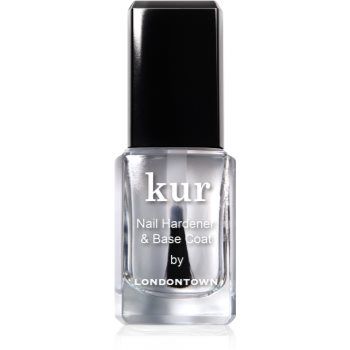 LONDONTOWN Kur Nail Hardener & Base Coat lac intaritor de baza pentru unghii