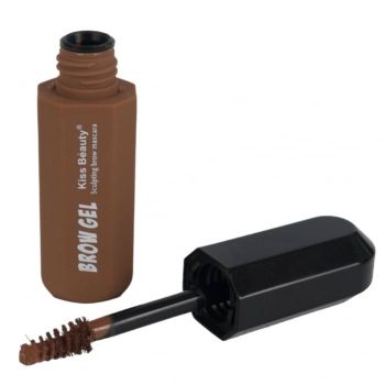 Mascara pentru Sprancene rezistent la transfer, Kiss Beauty Brow Gel, 03, 10 ml