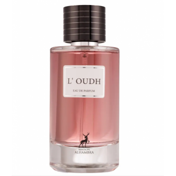 Parfum L oudh, Maison Alhambra, apa de parfum 100 ml, unisex - inspirat din Oud Ispahan (Privee Edition) by Christian Dior