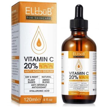 Ser Facial Premium Anti-Rid cu 20% Vitamina C, Efect Antioxidant, Elbbub, 120 ml la reducere