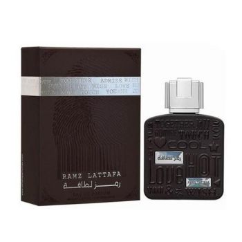 Apa de Parfum pentru Barbati - Lattafa Perfumes EDP Ramz Silver, 100 ml de firma originala