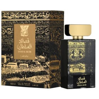 Apa de Parfum Unisex - Lattafa Perfumes EDP Qasaed Al Sultan, 100 ml