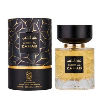 Apa de Parfum Unisex - Nylaa EDP Amber Al Zahab, 100 ml