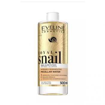 Apa micelară 3 în 1 Royal Snail Eveline Cosmetics, 500 ml (Gramaj: 500 ml)