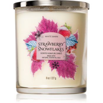 Bath & Body Works Strawberry Snowflakes lumânare parfumată