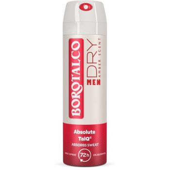 Deodorant Spray Borotalco Men Amber, 150 ml (Gramaj: 3 x 40 ml)