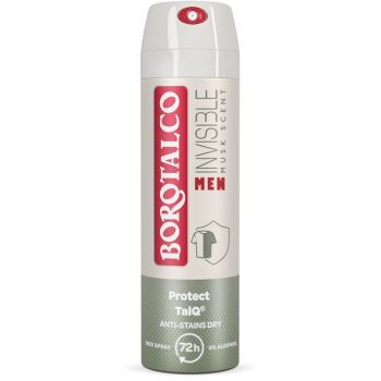 Deodorant Spray Borotalco Men Invisible, 150 ml (Gramaj: 3 x 40 ml) ieftin