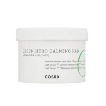 Dischete pentru ten cu efect de calmare Cosrx One Step Green Hero Calming Pad, 70 buc de firma originala