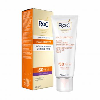 Fluid impotriva petelor pigmentare SPF50 Soleil Protect RoC, 50 ml