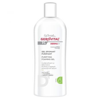Gel spumant purifiant ten gras Gerovital H3 Derma+, 200 ml