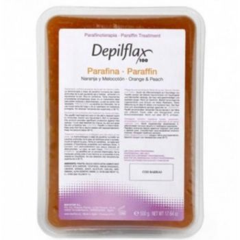 Parafina cu portocale si piersici Depilflax, 500 g ieftina