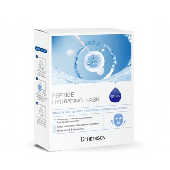 Patch-uri pentru frunte si ochi Peptide Hydrating Mask Dr Hedison, 10 x 25 g de firma original