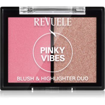 Revuele Blush & Highlighter Duo blush pentru iluminare