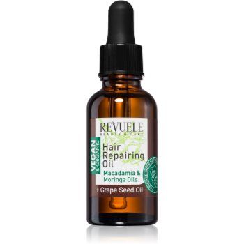 Revuele Vegan & Organic Hair Repairing Oil ulei hrănitor pentru intarirea parului