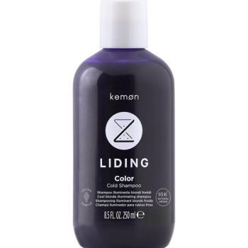 Sampon Pigmentat Rece pentru Par Vopsit - Kemon Liding Color Cold Shampoo Velian, 250 ml