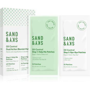 Sand & Sky Oil Control Dual Action Blemish Patches tratament topic pentru acnee ieftine