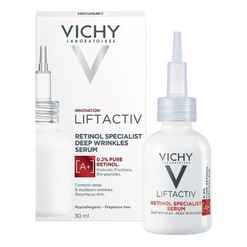Ser antirid cu retinol pentru riduri pronuntate Vichy Liftactiv Specialist, 30 ml ieftin