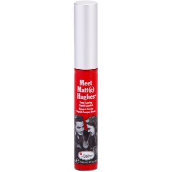 theBalm Meet Matt(e) Hughes Long Lasting Liquid Lipstick Ruj de buze lichid, de lunga durata