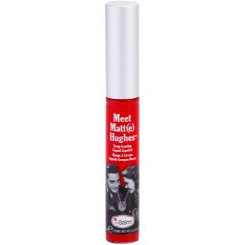 theBalm Meet Matt(e) Hughes Long Lasting Liquid Lipstick Ruj de buze lichid, de lunga durata