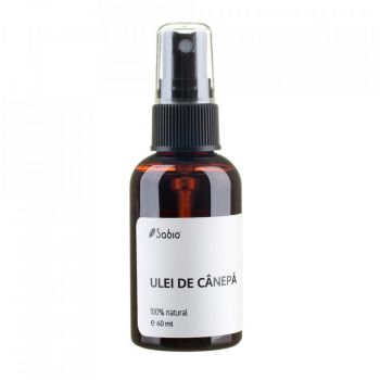 Ulei de canepa dulci SABIO (Concentratie: Ulei, Gramaj: 60 ml)