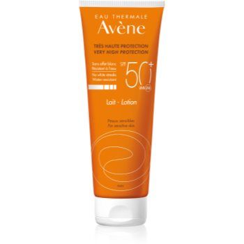 Avène Sun Sensitive lapte protector pentru piele sensibilă SPF 50+ de firma originala