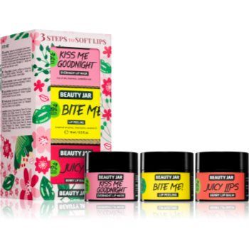 Beauty Jar 3 Steps to SOFT Lips set cadou (de buze) de firma original