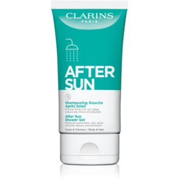 Clarins After Sun Shower Gel gel de dus pentru corp si par dupa expunerea la soare