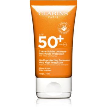 Clarins Sun Care Youth-Protecting Sunscreen crema de soare pentru fata SPF 50+ de firma originala