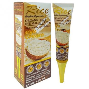 Crema contur ochi cu Orez Organic, Efect regenerator, Magic Cream, Wokali, 30 ml la reducere
