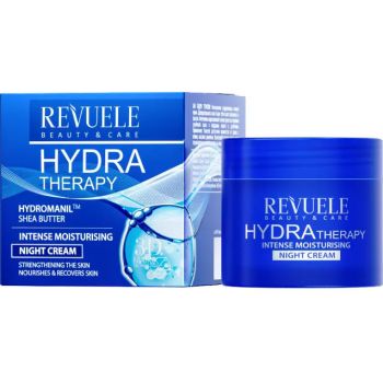 Crema de noapte hidratanta regeneratoare cu Acid hialuronic, Unt de Shea, Revuele 3D Matrix Technology, 50 ml la reducere