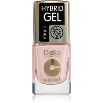 Delia Cosmetics Coral Hybrid Gel gel de unghii fara utilizarea UV sau lampa LED ieftin