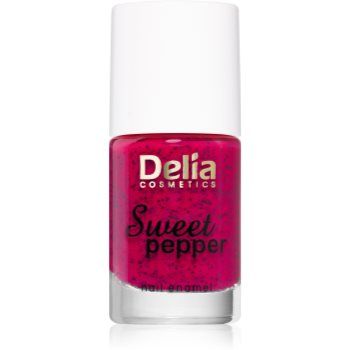 Delia Cosmetics Sweet Pepper Black Particles lac de unghii de firma original