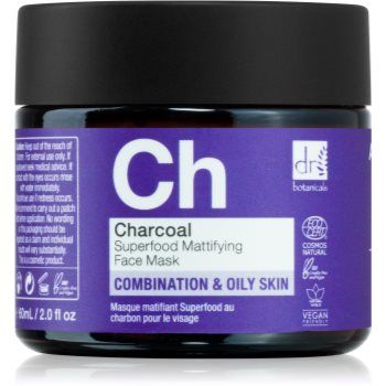 Dr Botanicals Charcoal mască pentru față