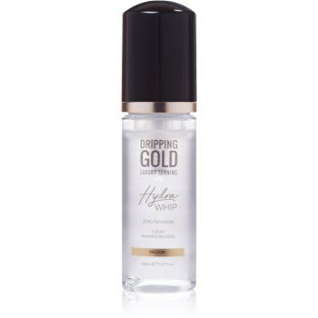 Dripping Gold Luxury Tanning Hydra Whip spumă transparentă autobronzantă corp si fata de firma original