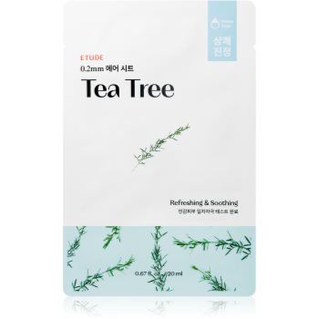 ETUDE 0.2 Therapy Air Mask Tea Tree mască textilă calmantă cu efect revigorant