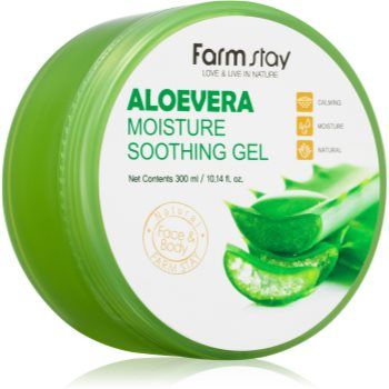 Farmstay Aloe gel calmant si hidratant pentru față, corp și păr