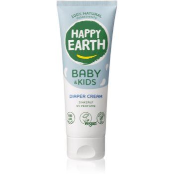 Happy Earth 100% Natural Diaper Cream for Baby & Kids unguent cu zinc fara parfum
