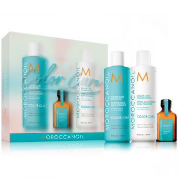 Set de par Moroccanoil Color Care Spring Gift Kit 2x250ml1x25ml 1x10ml