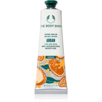 The Body Shop Argan Hand Balm cremă hidratantă pentru mâini și unghii de firma originala