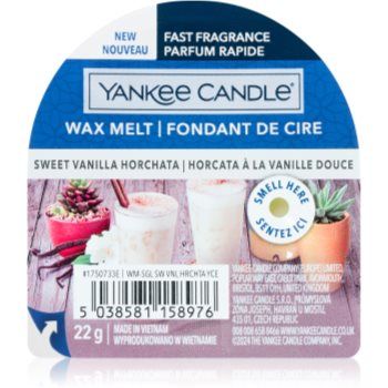 Yankee Candle Sweet Vanilla Horchata ceară pentru aromatizator
