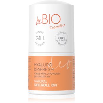 beBIO Hyaluro bioFresh roll-on antiperspirant cu efect răcoritor