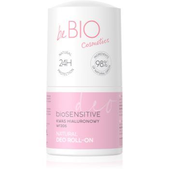 beBIO Hyaluro bioSensitive Deodorant roll-on pentru piele sensibila