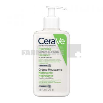 Cerave Crema spumanta de curatare si hidratare piele normal-uscata 473 ml
