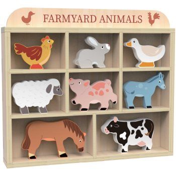 Dvěděti Farmyard Animals set de jucării